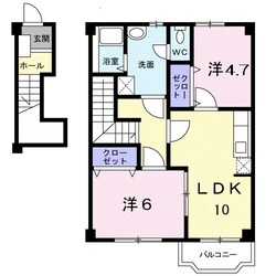 プロスペールマエタＡの物件間取画像